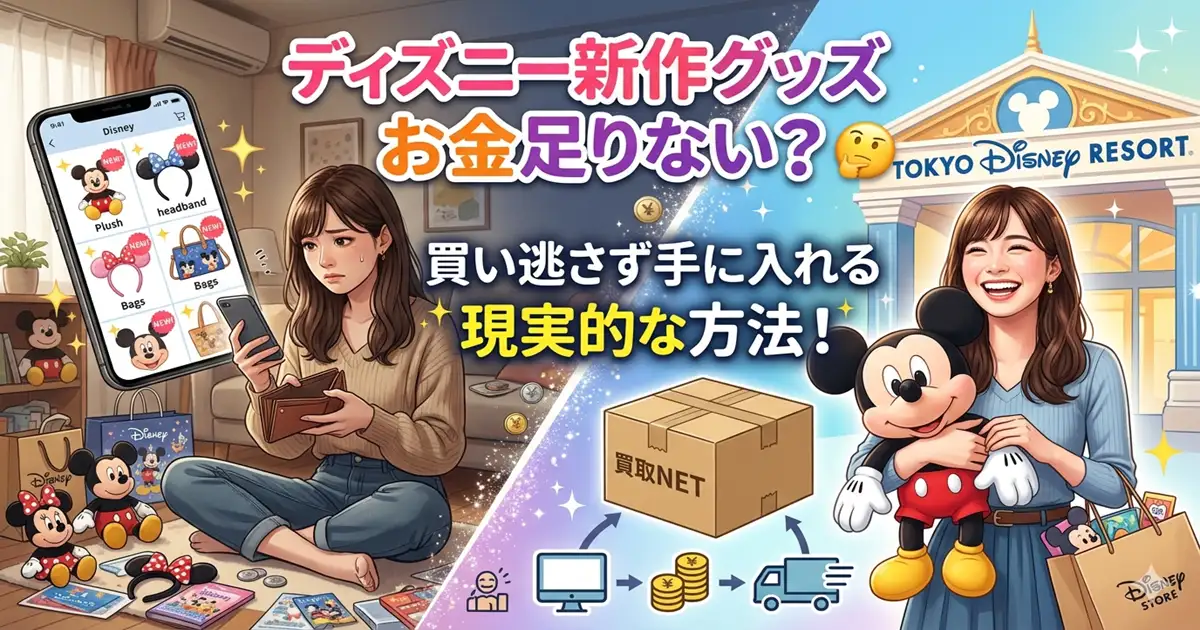 ディズニー新作グッズお金足りない