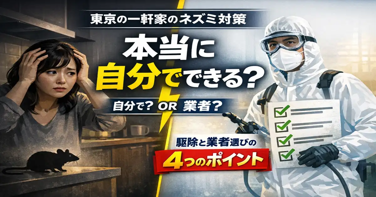 東京の一軒家のネズミ対策